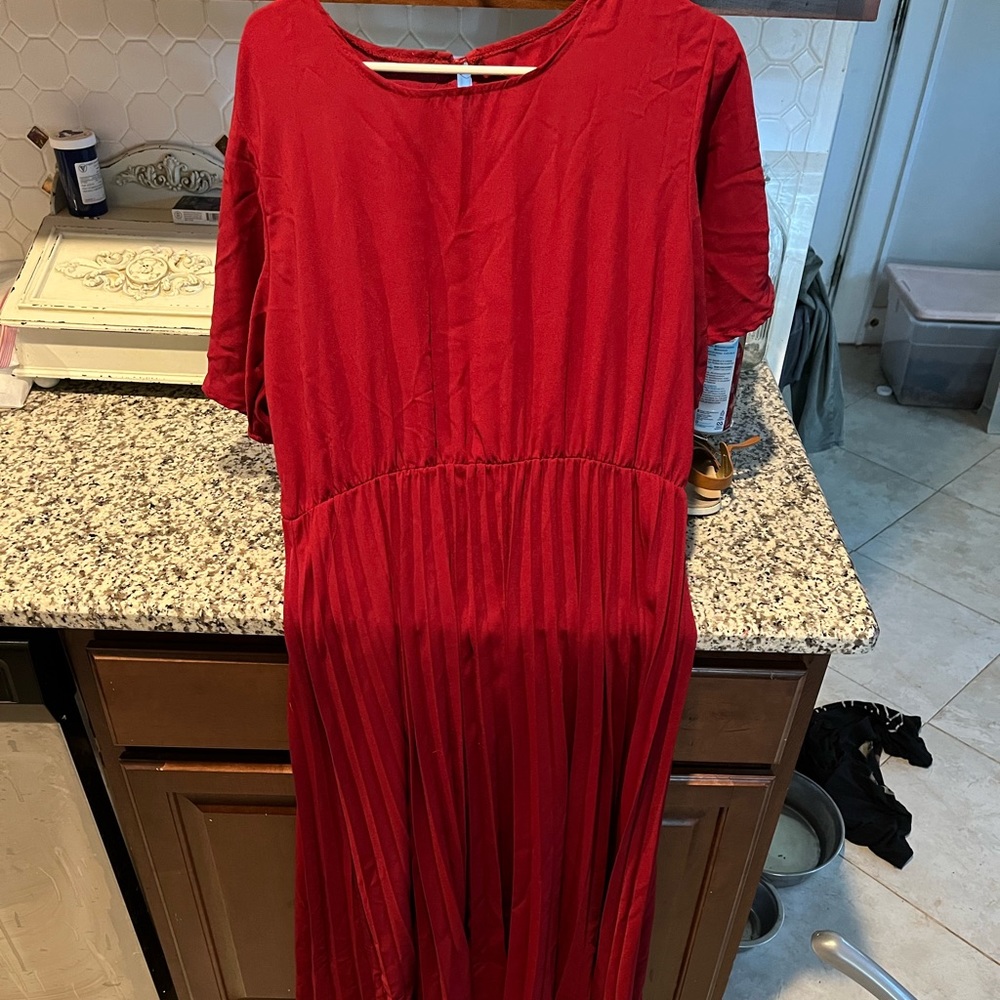 Red XL formal dress